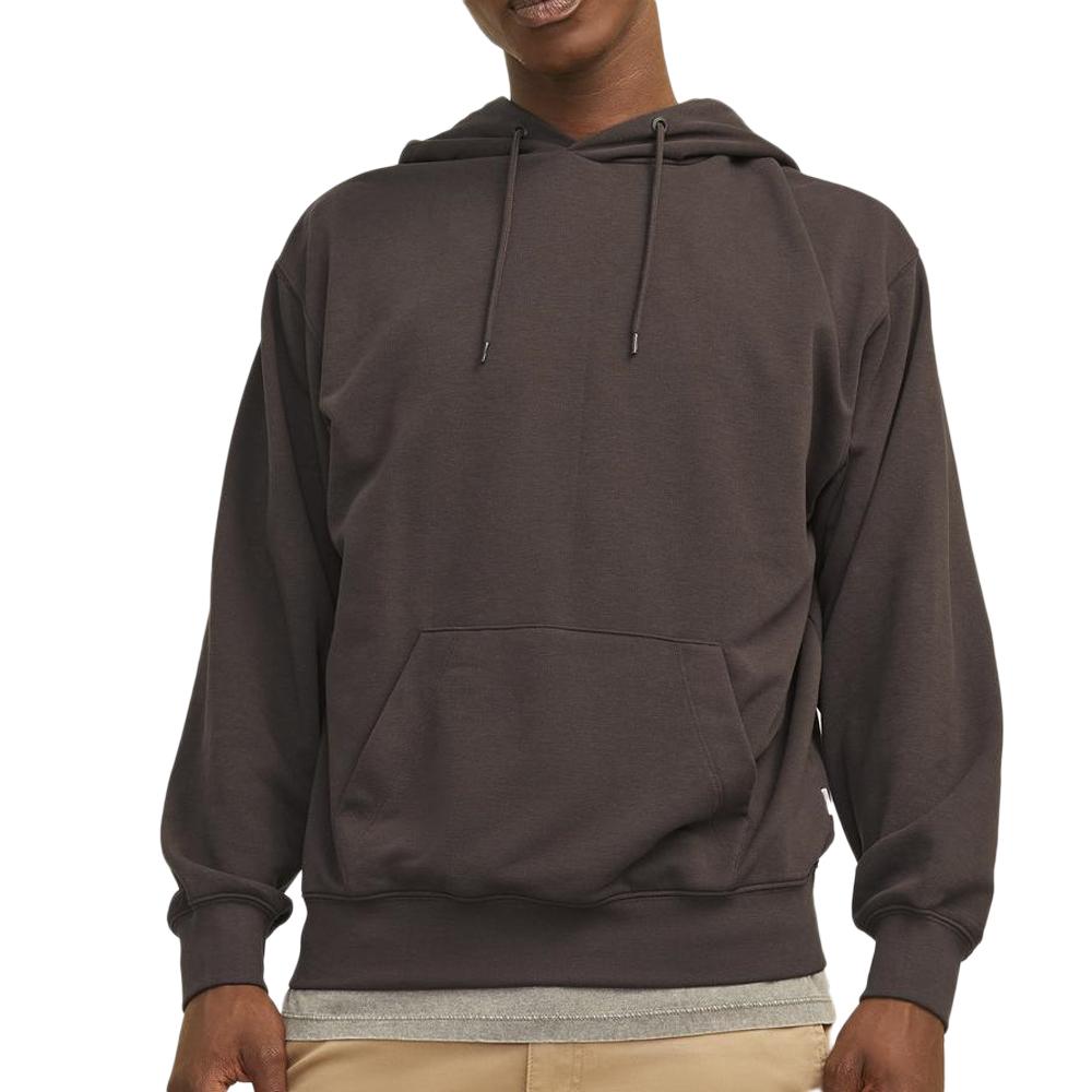 Sudadera con capucha Jack &amp; Jones Charge Negro/Gris, Hombre barato