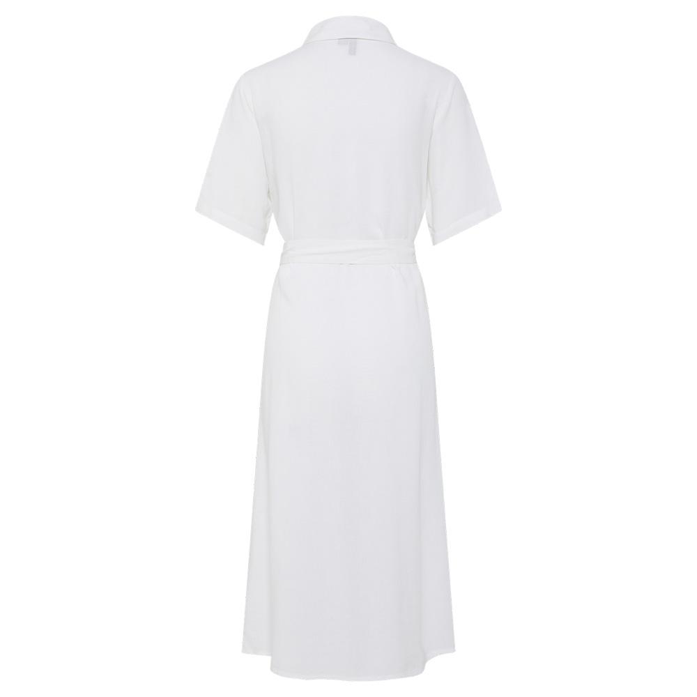 Women's white dress Pieces Pia Photo of the Espace des Marques %store% store - view of %key%
