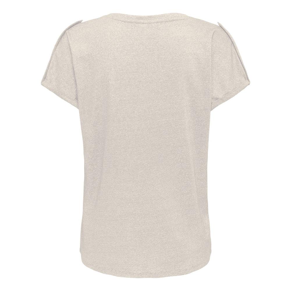 Beiges Damen-T-Shirt Only Rabi Ansicht 2