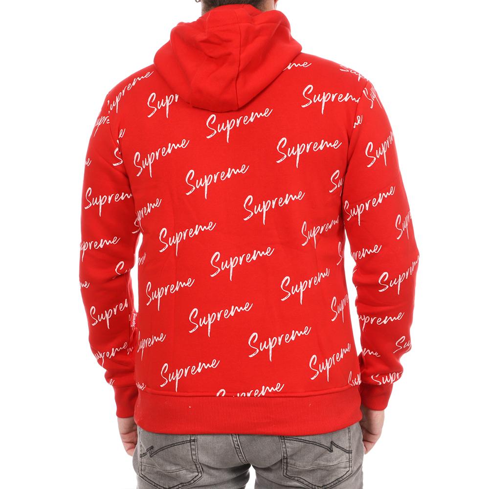Kapuzenpullover Rot Mann Supreme Grip Ally Ansicht 2