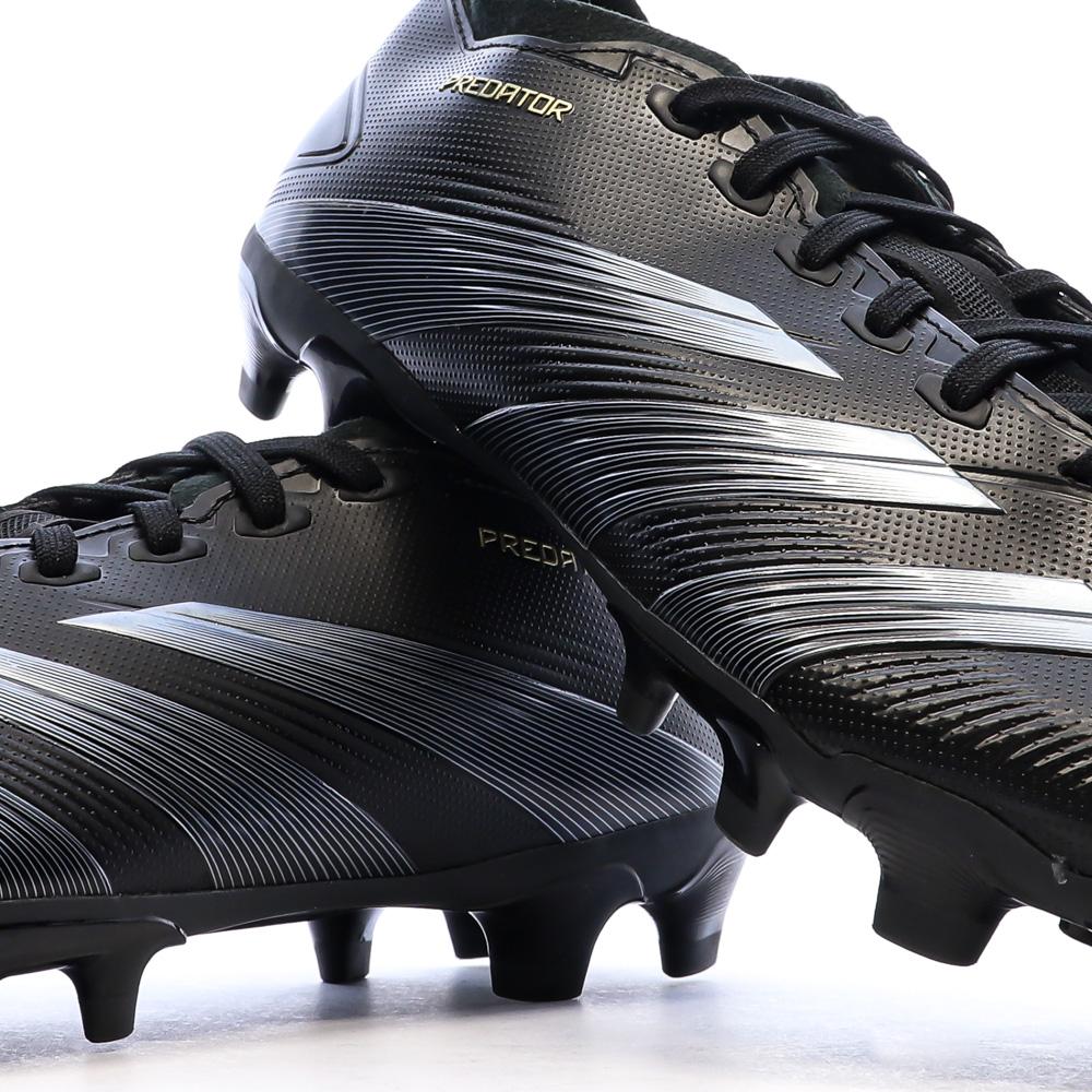 Chaussures de Foot Noires Homme Adidas Predator League MG vue 7