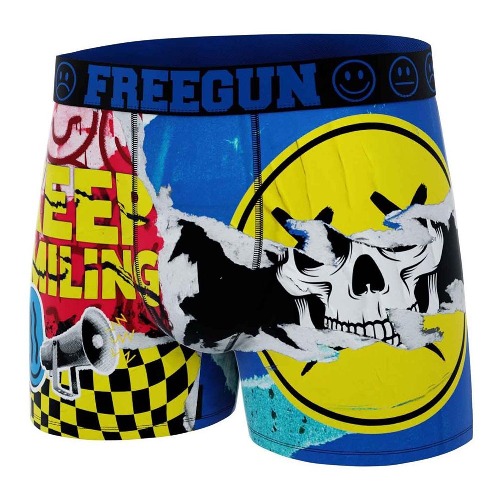 Boxers negros/amarillos para hombre Freegun Tag barato