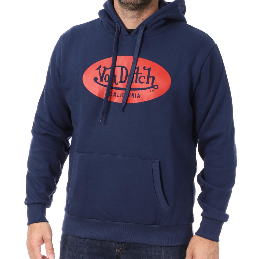 Sudadera de hombre azul marino Von Dutch ORIGI barato