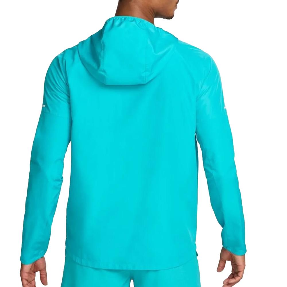 Chaqueta de running para hombre turquesa Nike Miler ver 2