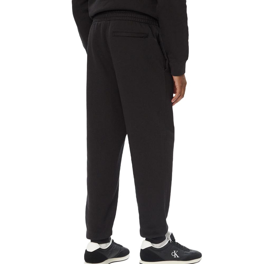 Schwarze Herren-Jogginghose von Calvin Klein Jeans Crest Ansicht 2