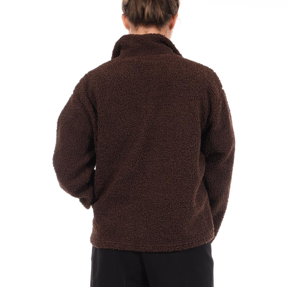 Women’s Brown Sweatshirt by Pieces Pckatty Photo of the Espace des Marques %store% store - view of %key%