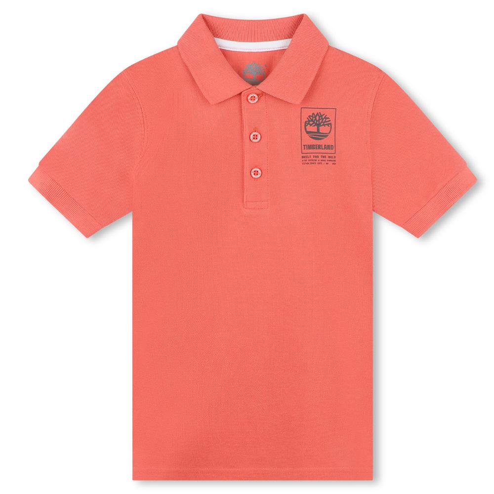 Polo Terracotta Garçon Timberland T60061 pas cher