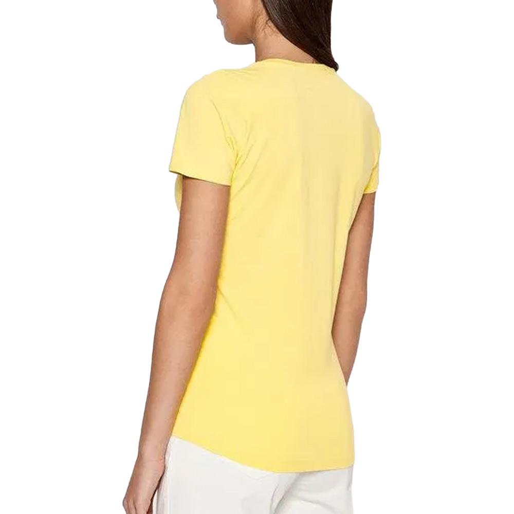 Gelb/weißes Damen-T-Shirt von Pepe Jeans, Modell „New Virginia“ Ansicht 2