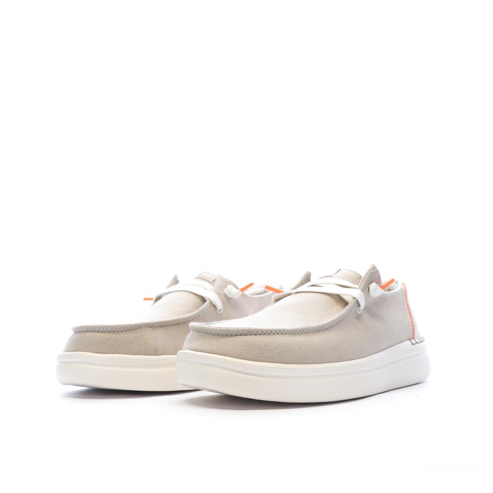 Hey Dude Wendy Rise Beige Women's Shoes Photo of the Espace des Marques %store% store - view of %key%