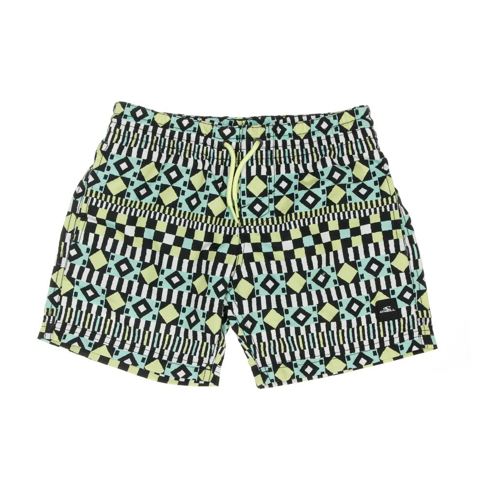 O'Neill Cali Black/Green Boy's Swimsuit affordable