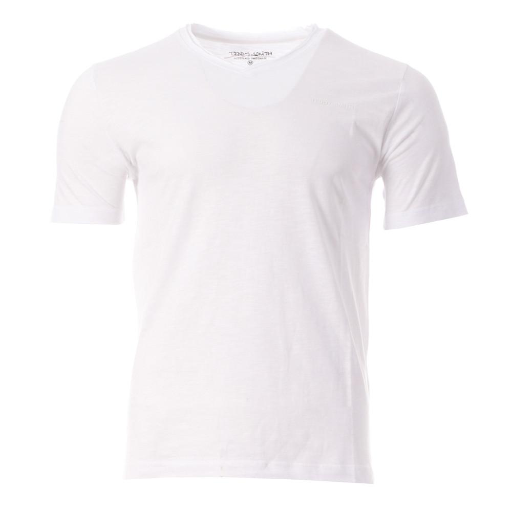 Teddy Smith Gildas Men's White T-shirts affordable