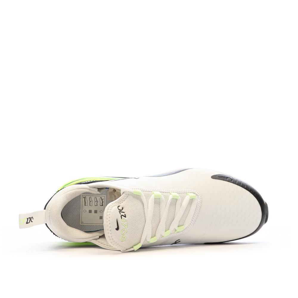 Baskets Blanches Homme Nike Air Max 270 vue 4