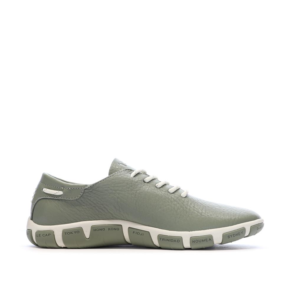 Baskets Verte Femme TBS Cruiser Python vue 2