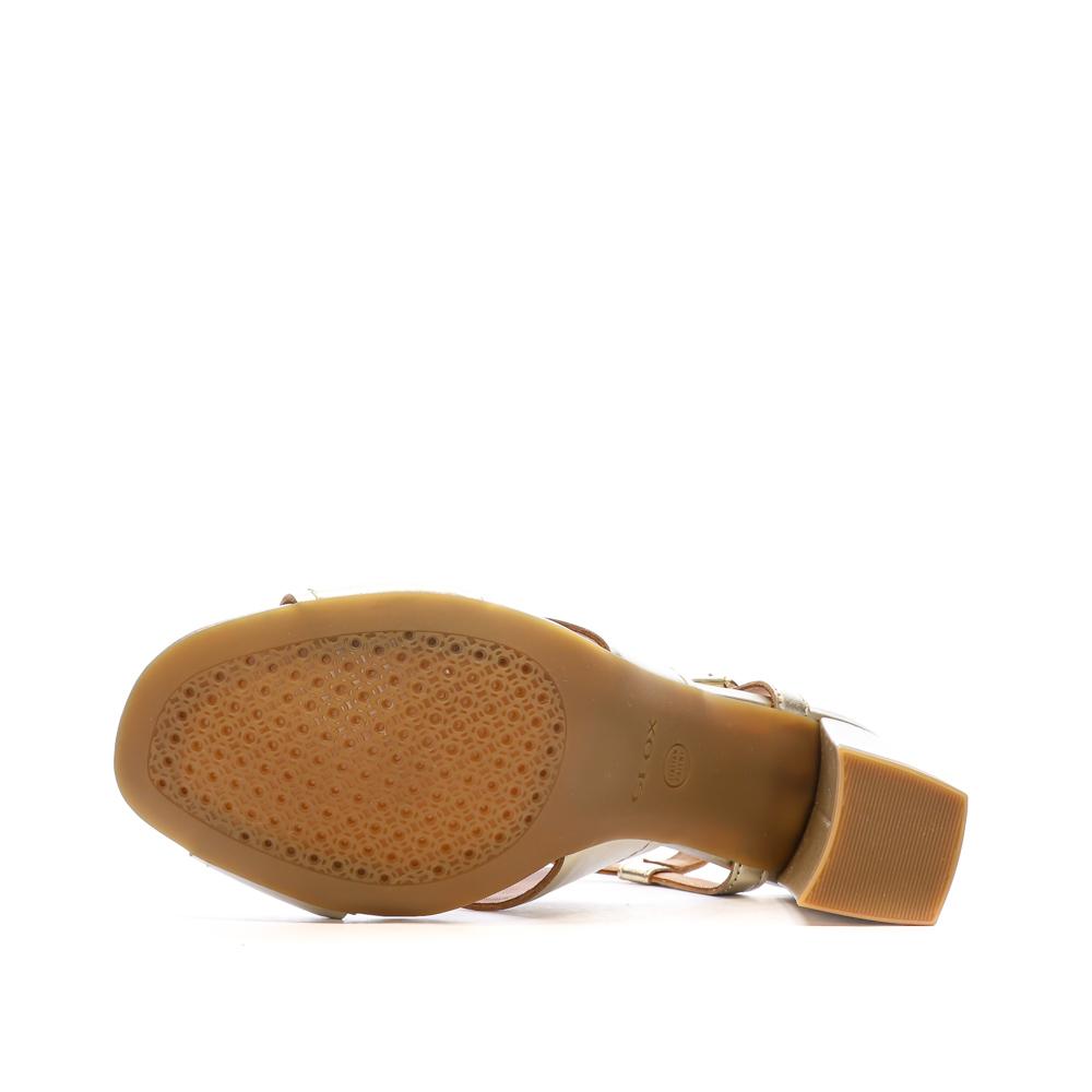 Goldene Sandalen Frau Geox Neraklia Ansicht 5