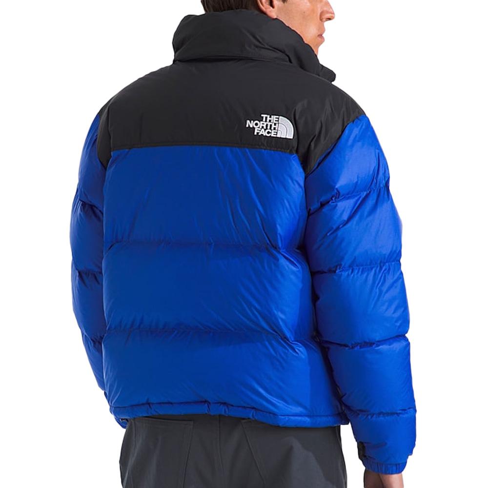 Men's Black/Blue Down Jacket The North Face 1996 Retro Nuptse Photo of the Espace des Marques %store% store - view of %key%