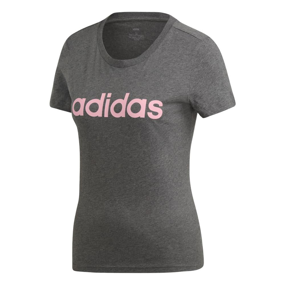 Camiseta Adidas Rosa/Gris de Mujer DX2546 ver 2