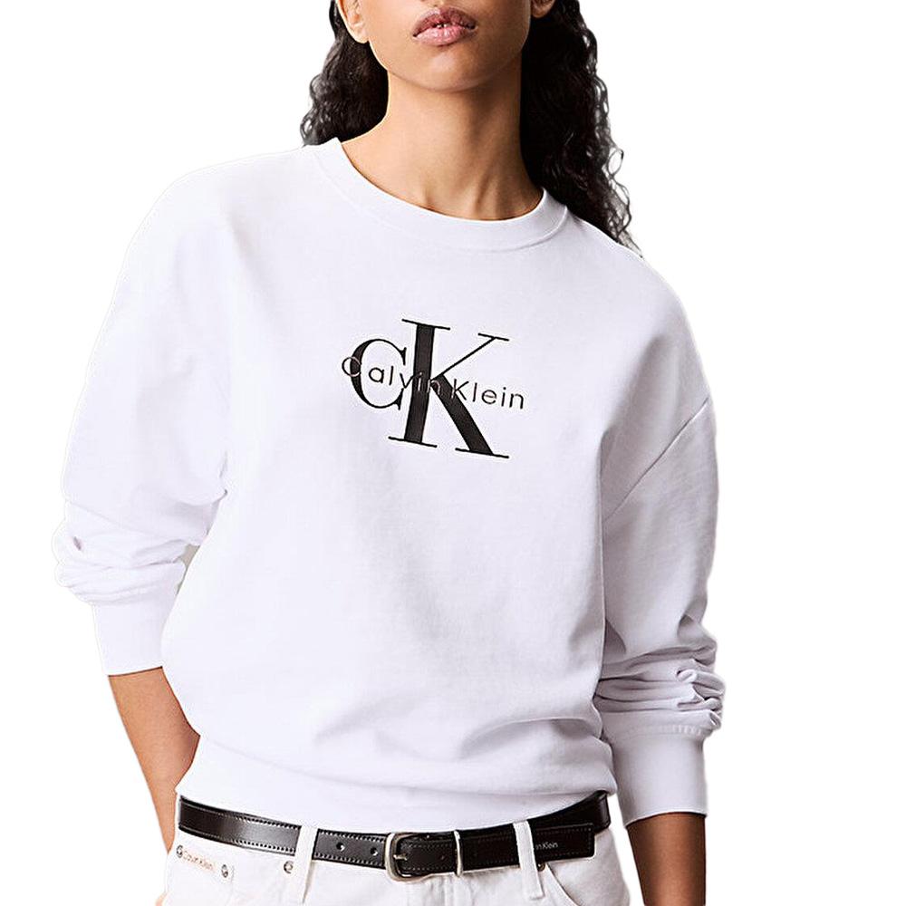 Calvin Klein Jeans Sudadera Blanca Mujer LV047B234G barato