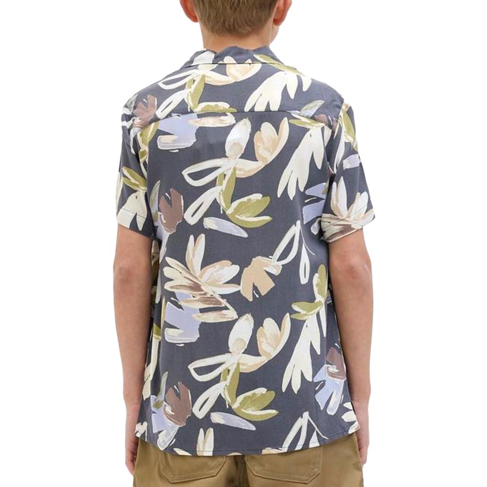 Jack &amp; Jones Cloud Dancer Child Grey Flower Shirt Photo of the Espace des Marques %store% store - view of %key%