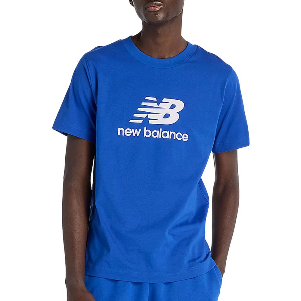 Blaues T-Shirt für Männer New Balance Sports günstig