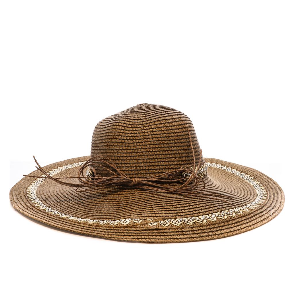 Capeline Marron Femme Via Lorenzo Madrigue vue 3