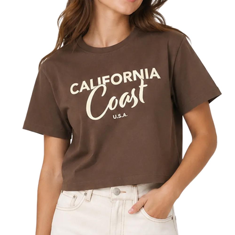 Camiseta marrón para niña ONLY Olivia barato
