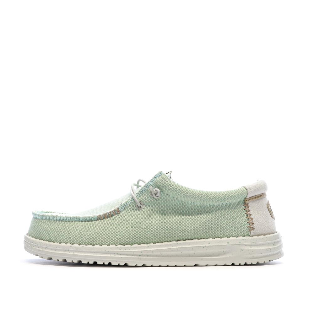 Schuhe Grün/Weiß Herren Hey Dude Stone günstig