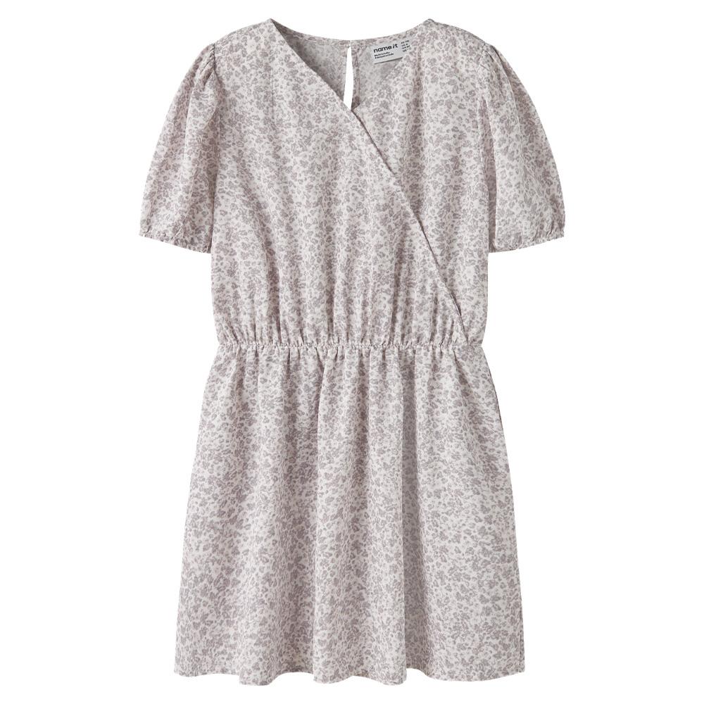 Vestido blanco/violeta para niña «Name it fany» barato