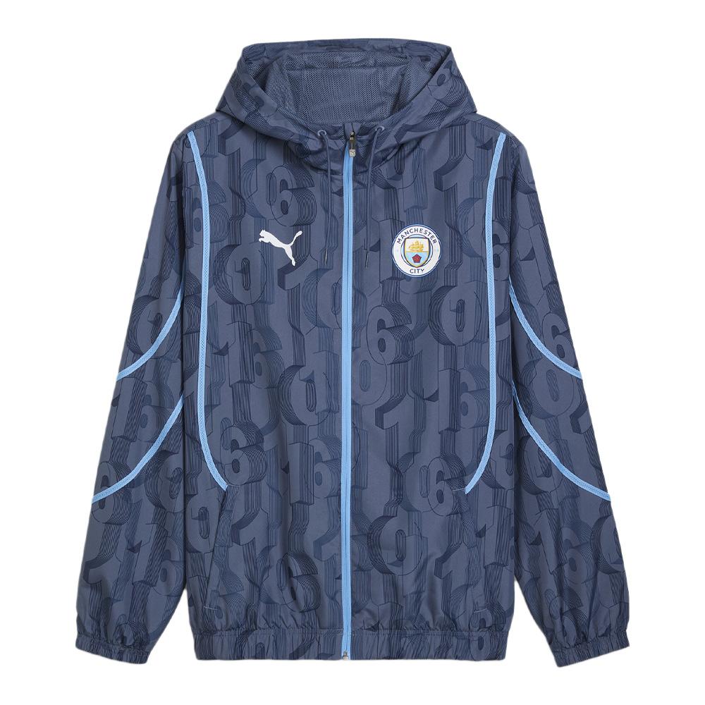 Chaqueta Prematch Manchester City Azul Hombre Puma 2024/2025 barato