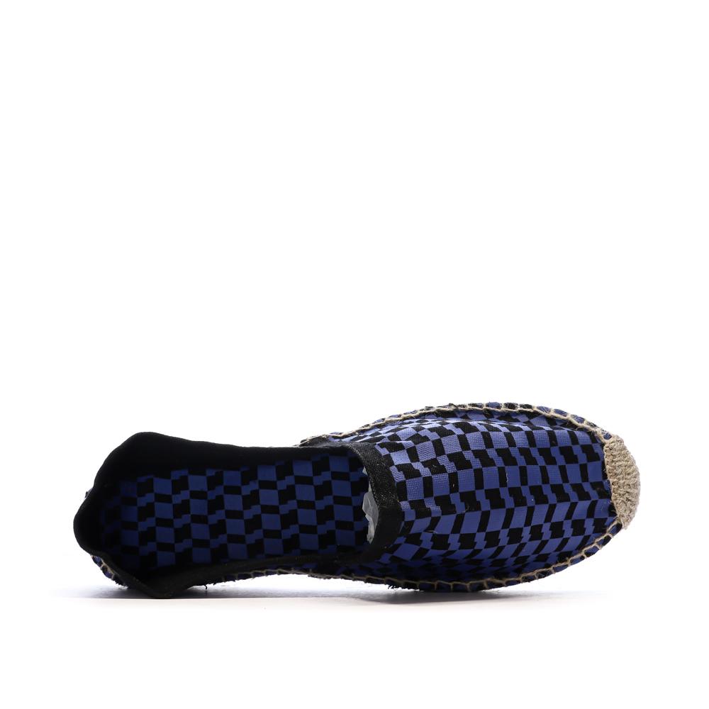 Ushuaia Dimitri Men’s Blue/Black Damier Espadrilles Photo of the Espace des Marques %store% store - view of %key%