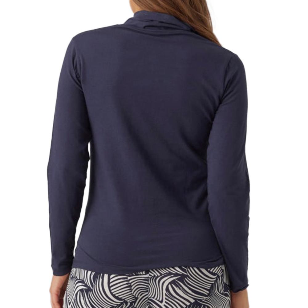 Camiseta de manga larga Mamalicious Rollneck para mujer, azul marino ver 2