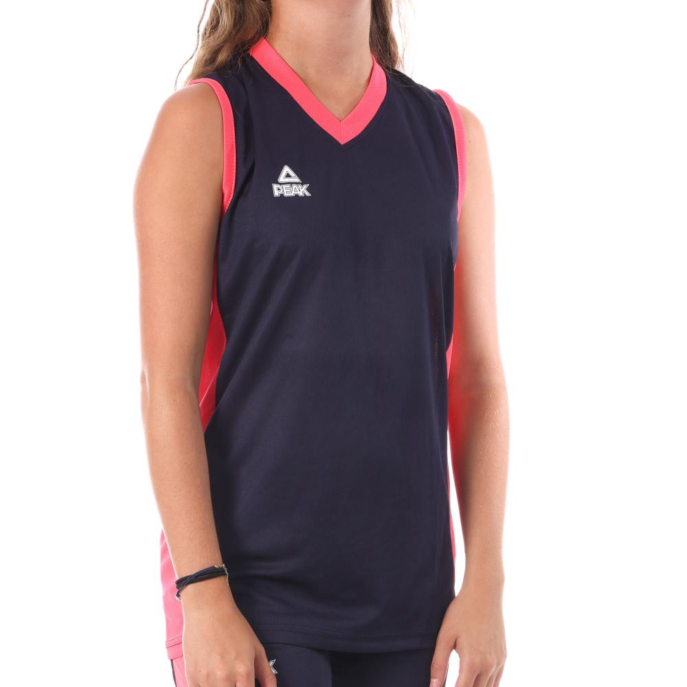 Camiseta de baloncesto azul marino para mujer PEAK SPORT Training barato
