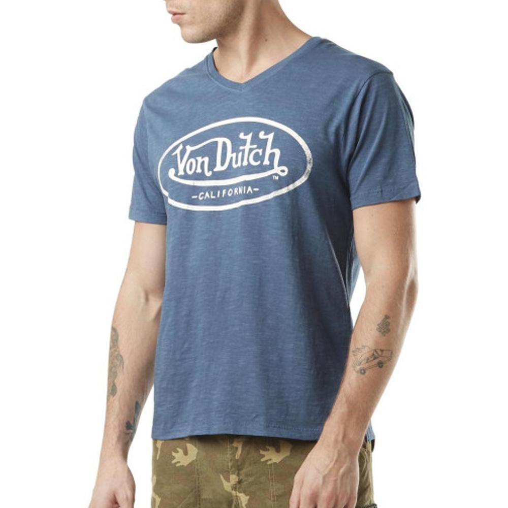 Camiseta de hombre Von Dutch TYRON azul marino barato