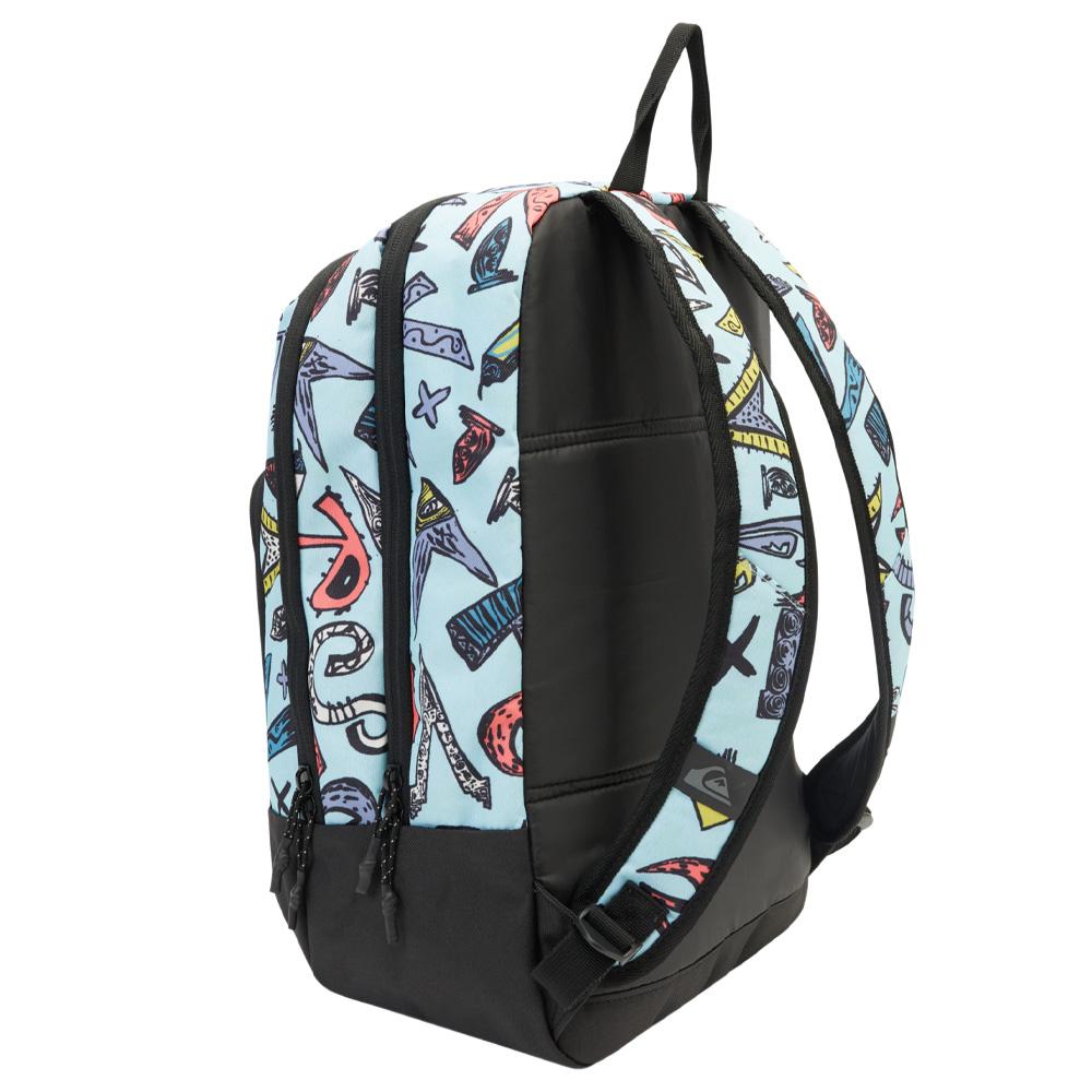 Mochila azul para niño Quiksilver Burst ver 2
