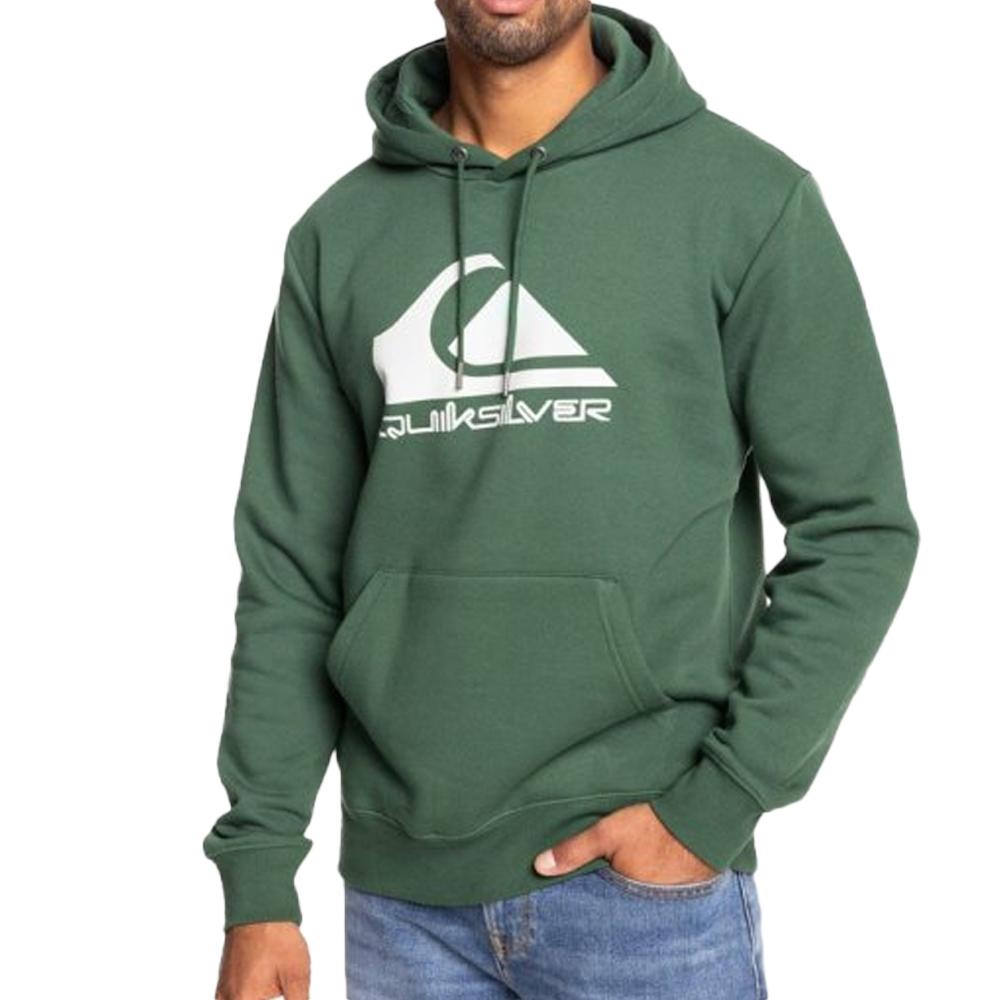 Quiksilver Biglogohood Men’s Green Sweatshirt affordable
