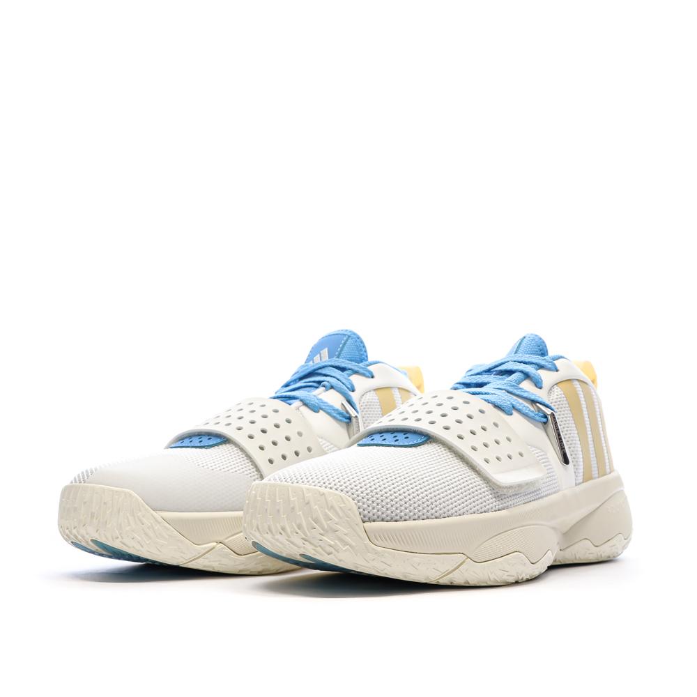 Adidas Dame 8 White/Yellow/Blue Men's Basketball Shoes Photo of the Espace des Marques %store% store - view of %key%