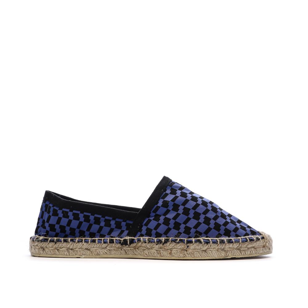 Ushuaia Dimitri Men’s Blue/Black Damier Espadrilles Photo of the Espace des Marques %store% store - view of %key%