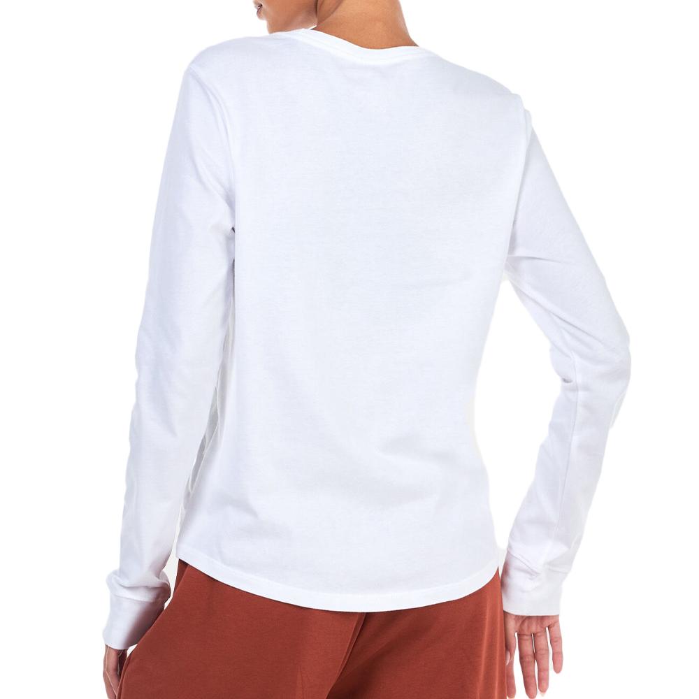 Nike Ftra Women's White Long Sleeve T-Shirt Photo of the Espace des Marques %store% store - view of %key%