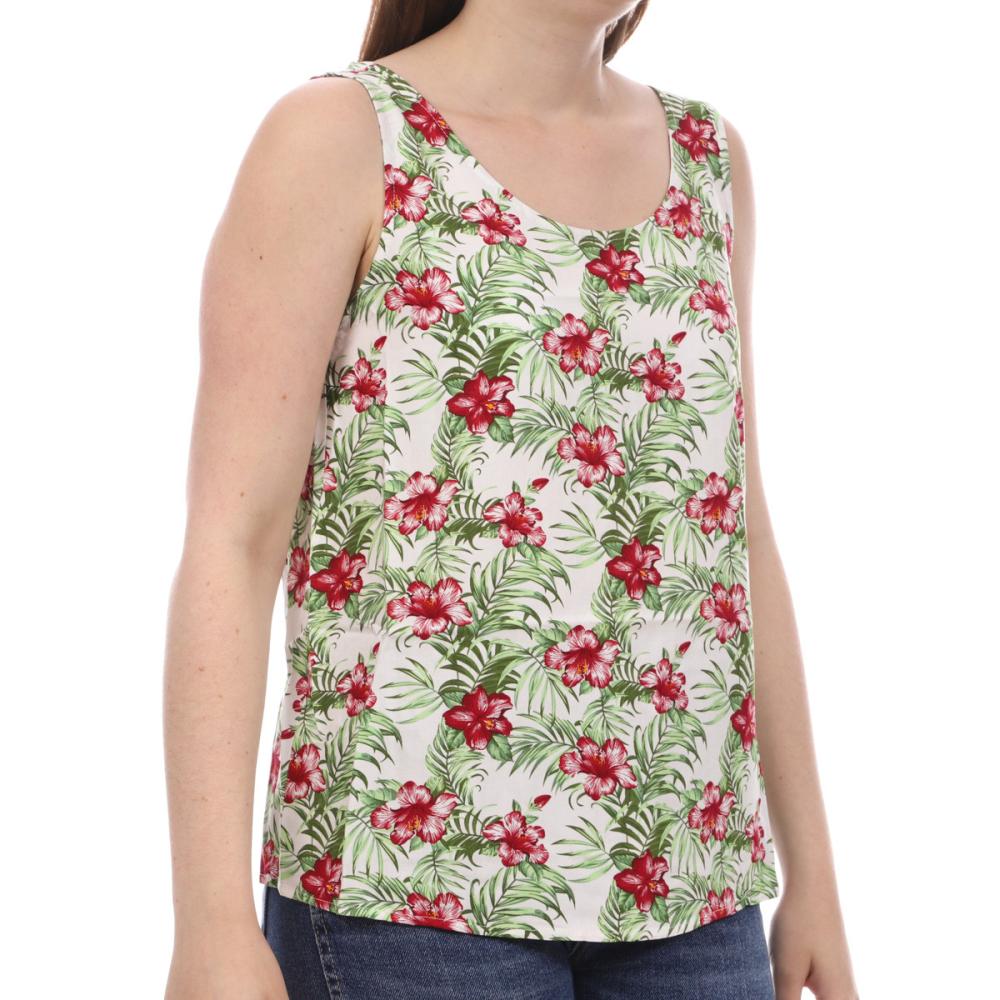 Vero Moda Easy Women’s White/Green Tank Top affordable