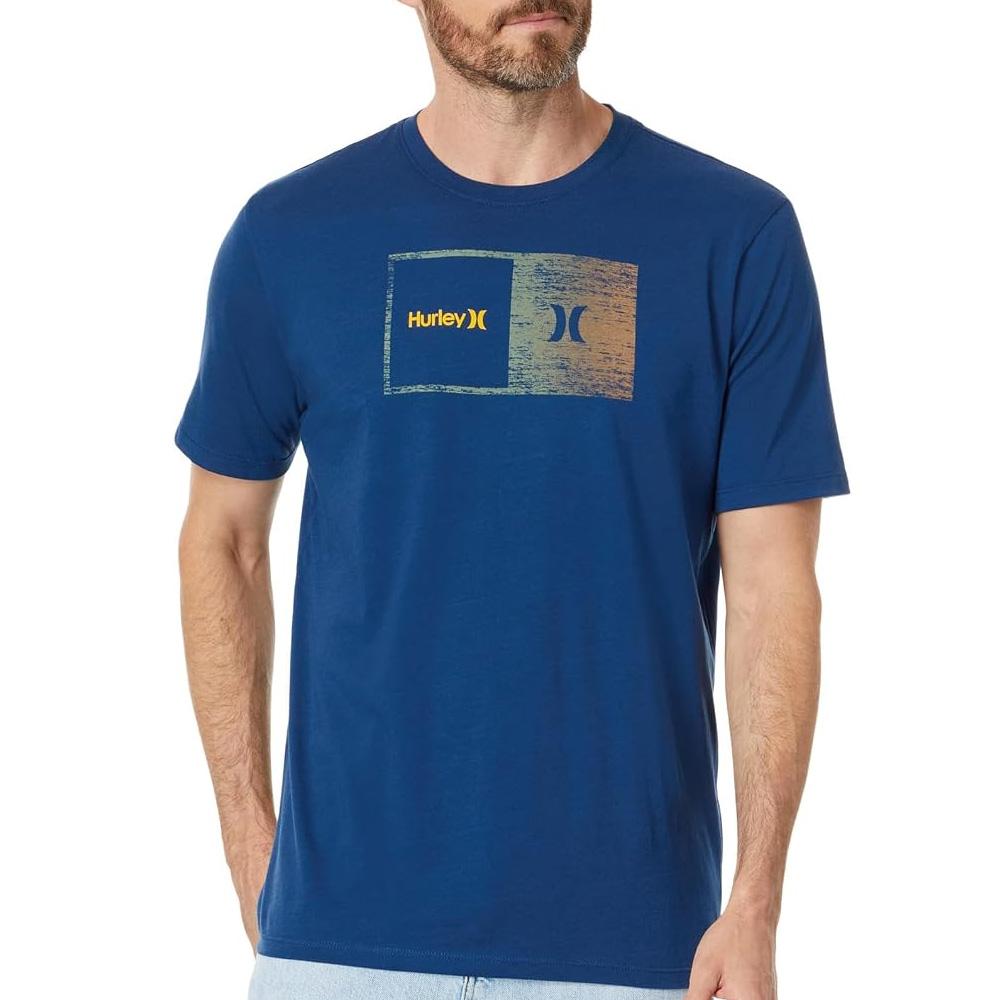 T-shirt Marine Homme Hurley Halfer pas cher