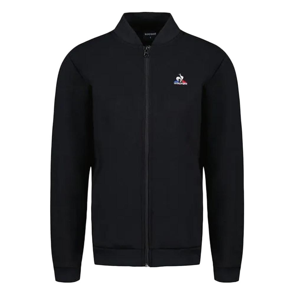 Sudadera con cremallera negra de mujer Le Coq Sportif N°1 barato