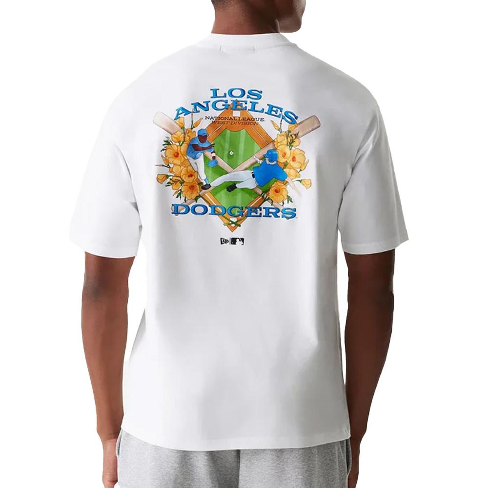 T-Shirt Blanc Homme New Era Baseball vue 2