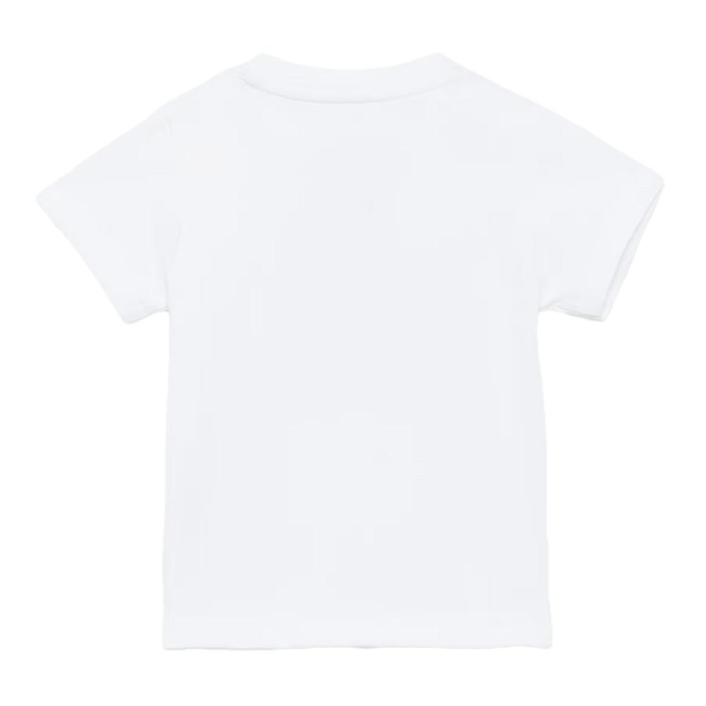 Adidas Boy's Weiß/Schwarzes T-Shirt JE0520 Ansicht 2
