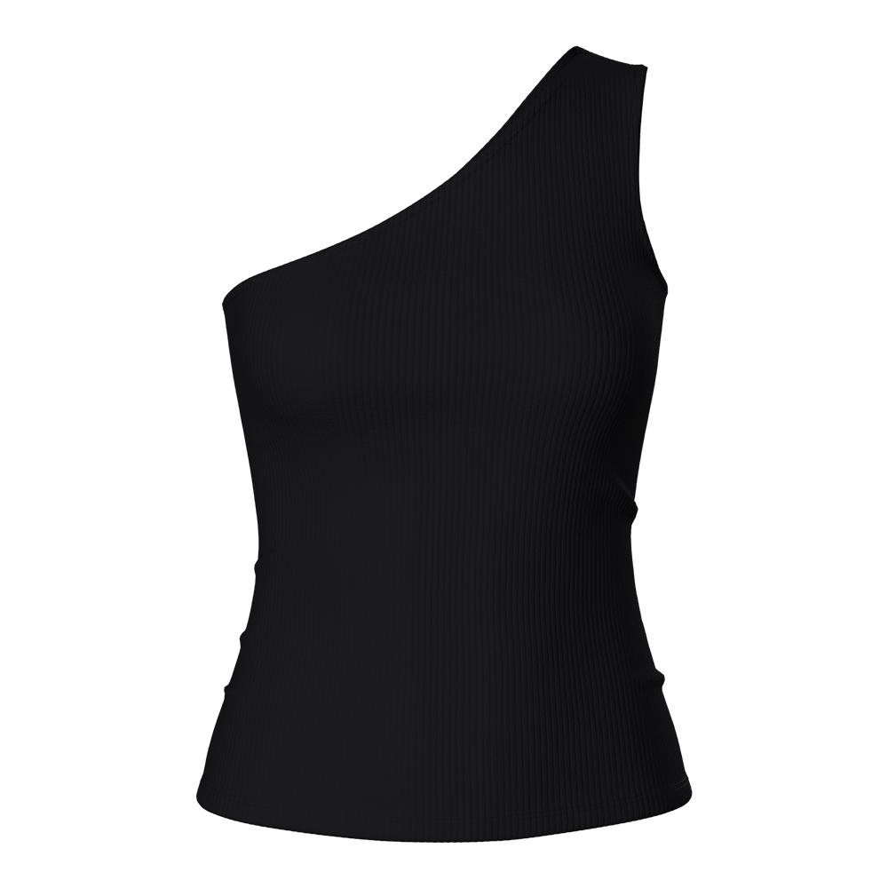 Camiseta negra de mujer Pieces Cruka ver 2