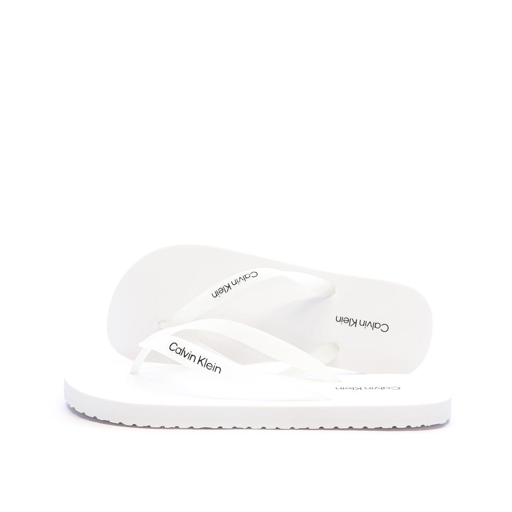 Weiße Flip-Flops für Herren von Calvin Klein Jeans – Beach Thong günstig