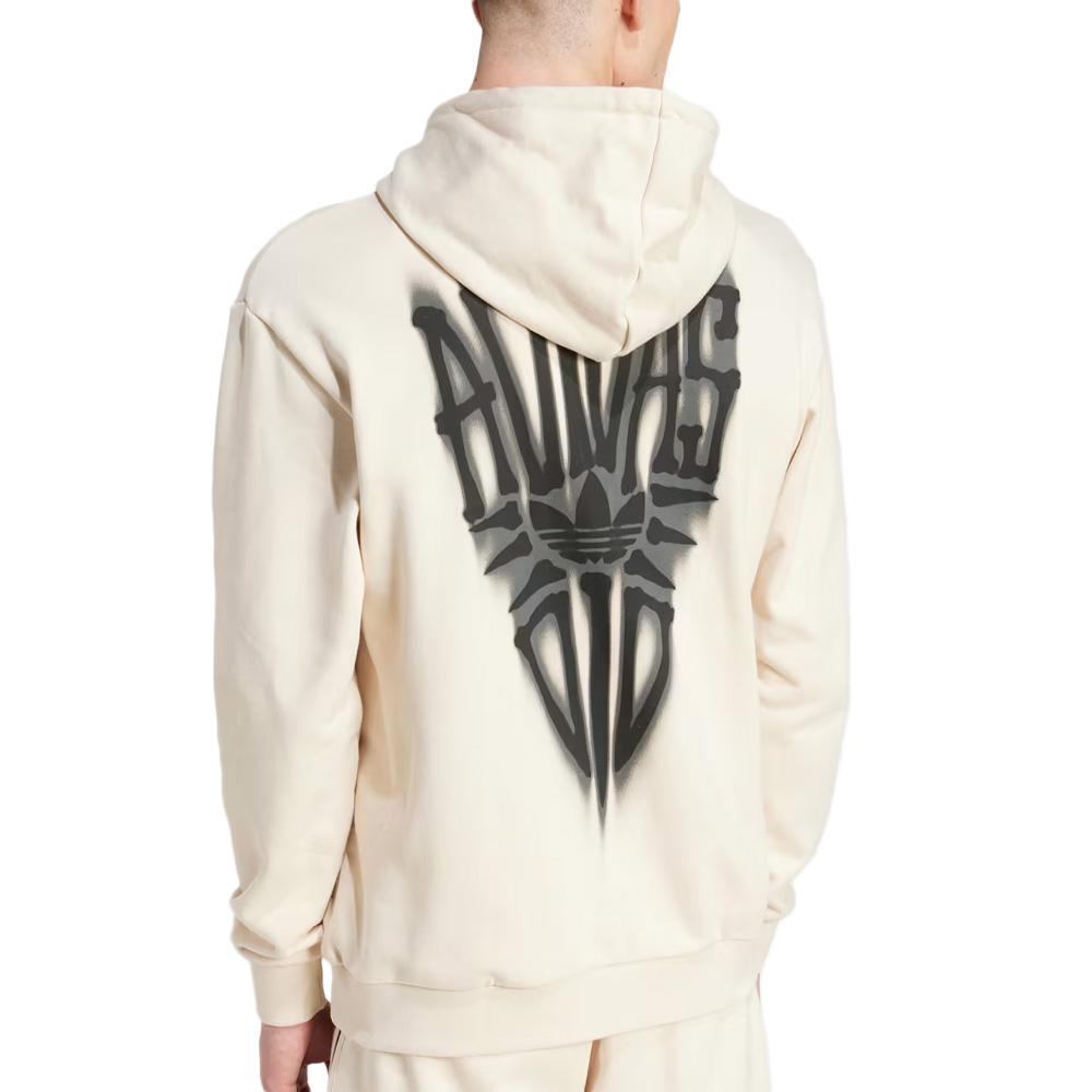Sweatshirt Beige Männlich Adidas Skeleton Ansicht 2