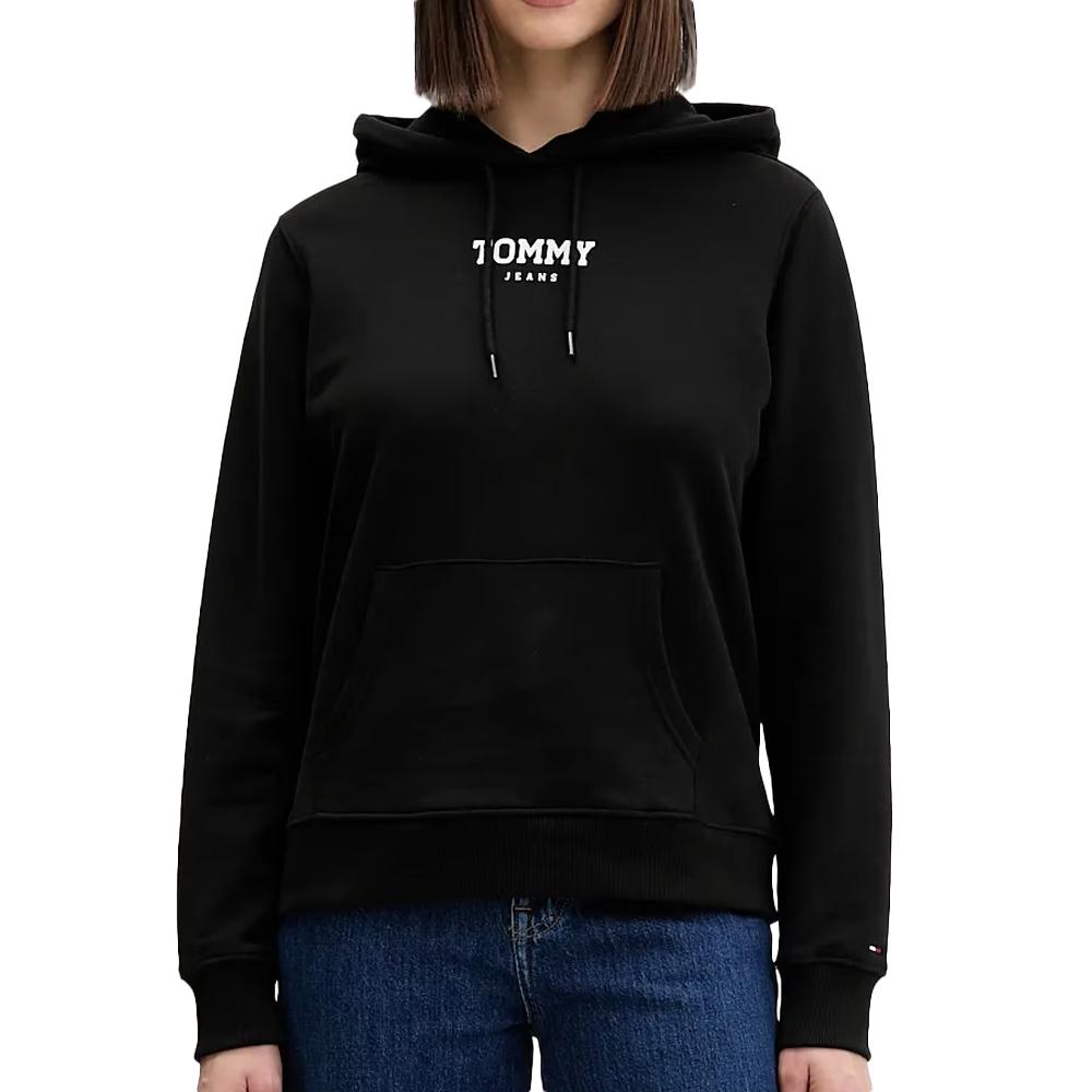 Sudadera negra de mujer Tommy Hilfiger Tjw R barato