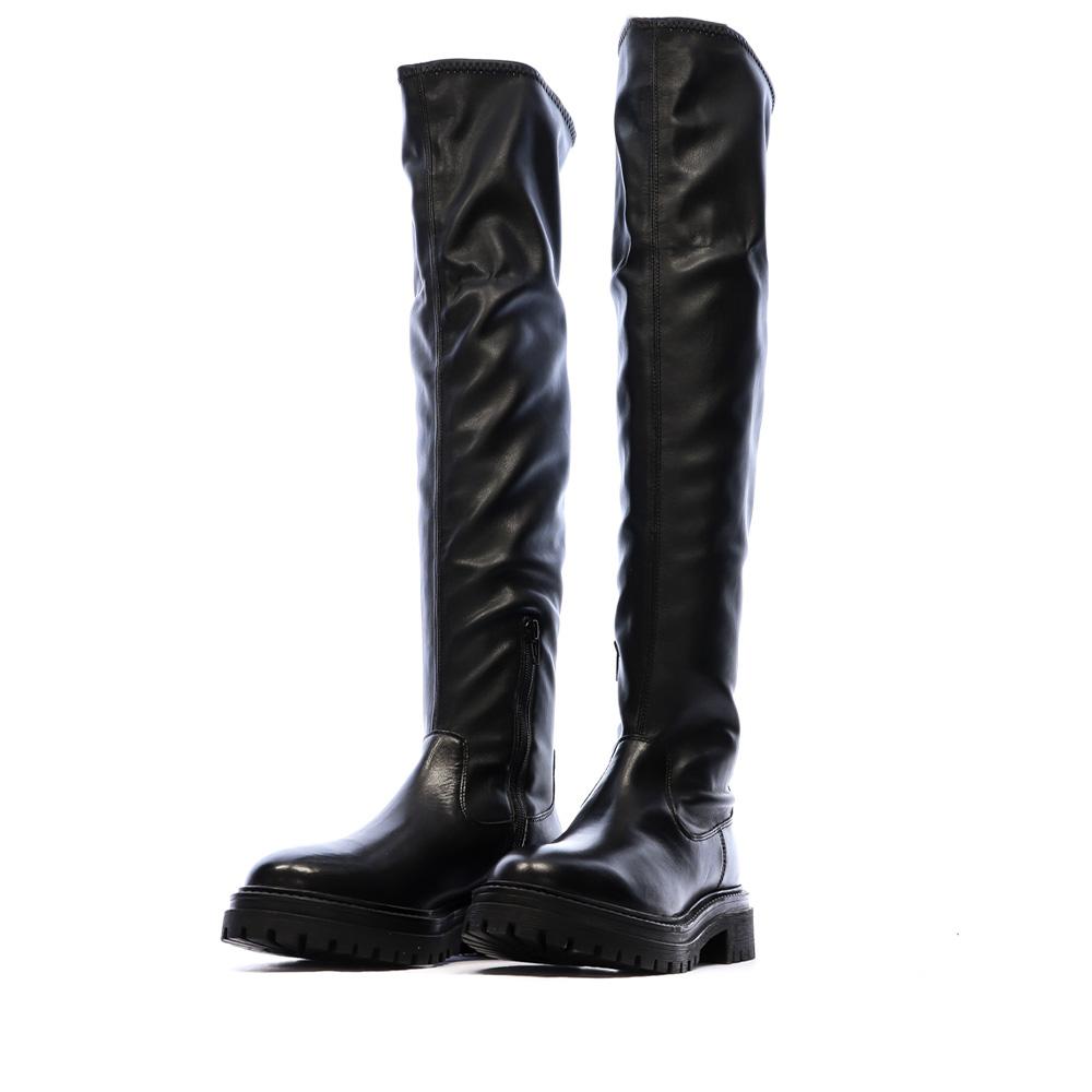 Botas al muslo Geox Iridea Mujer Negras ver 6
