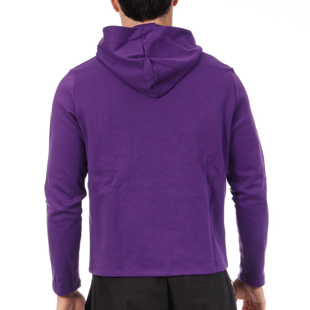 Sweat Purple Man Le Coq Sportif Hoodys Photo of the Espace des Marques %store% store - view of %key%