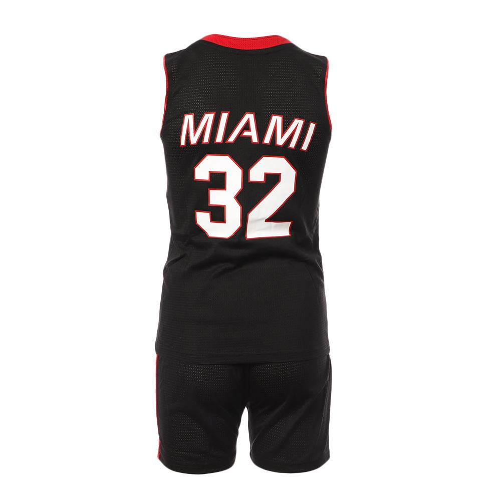 Set de Baloncesto Miami Heat Negro/Rojo Junior Sport Zone ver 2