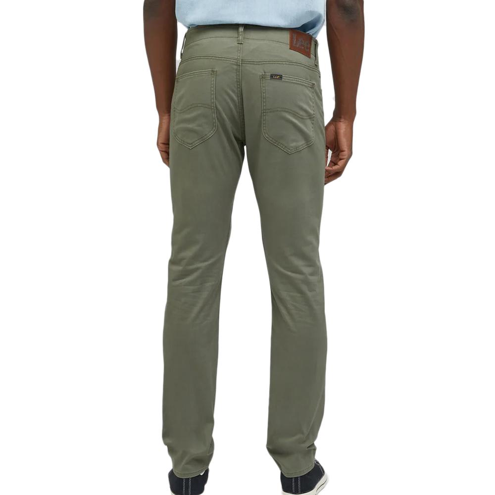 Vaqueros Lee Muted Slim Khaki para hombre ver 2
